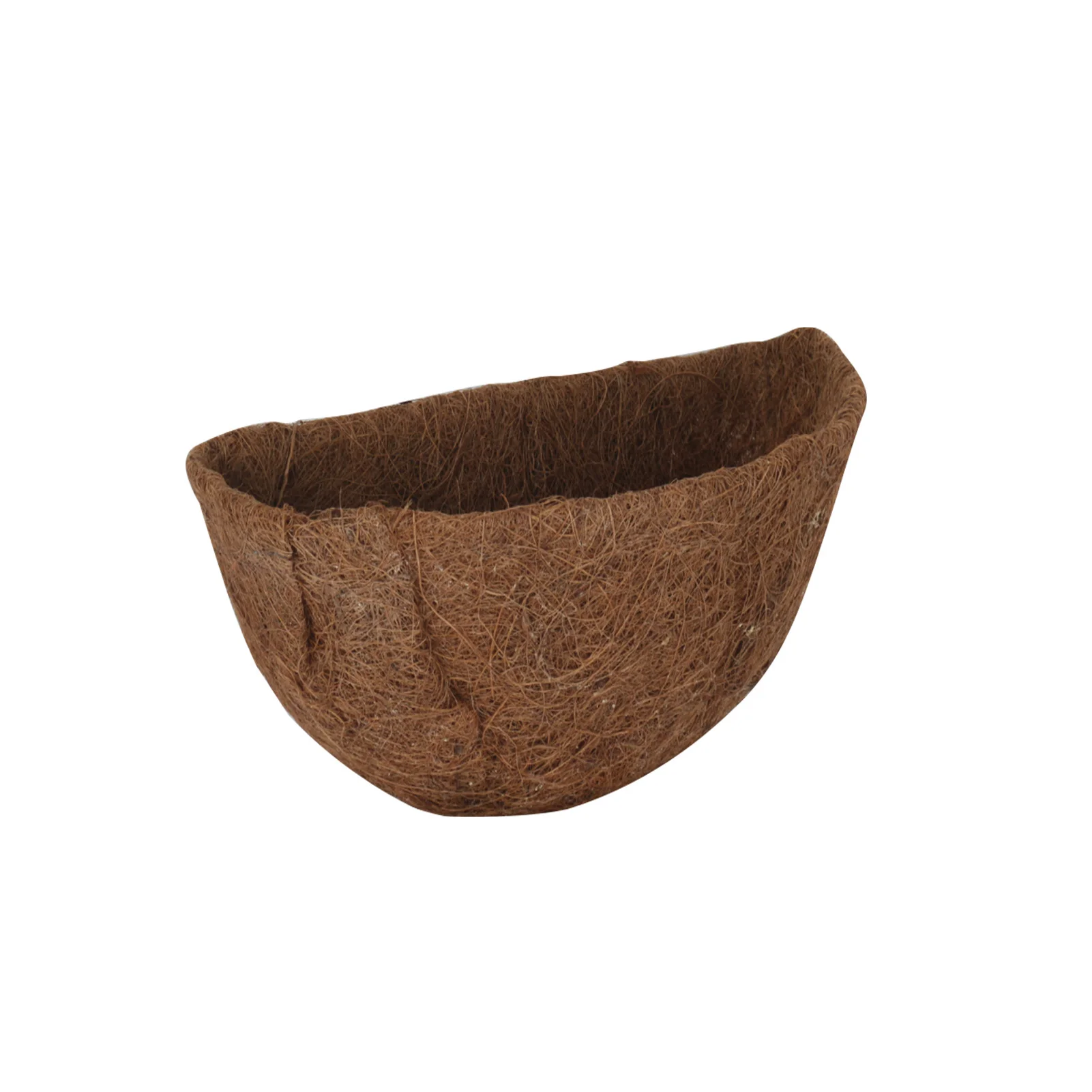 

2pcs Durable Balcony Flower Pot For Hanging Basket Accessories Garden Half Round Indoor Outdoor Replacement Coconut Fiber Liner