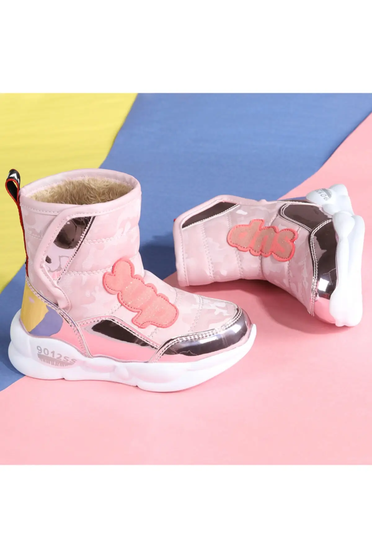 

Kid'S Boots Kiko Kids Twg Istanbul Thermal Furry Piece Girl Boy Boots Shoes