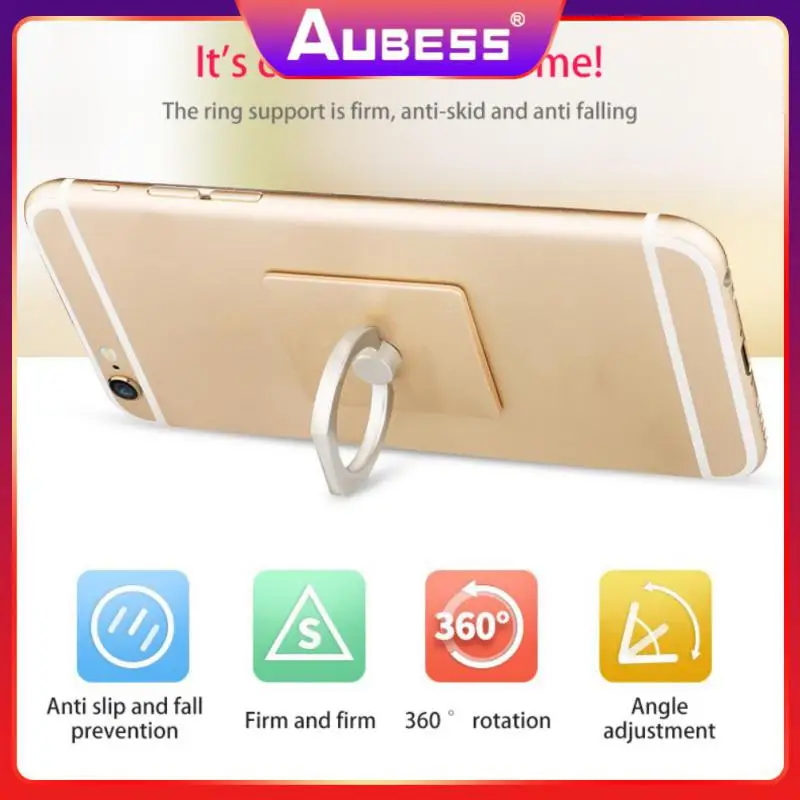 

Finger Ring Holder 360 Degree Rotating Universal Phone Back Sticker Pad Bracket Cellphone Holders Phone Stand Bracket Stand Grip