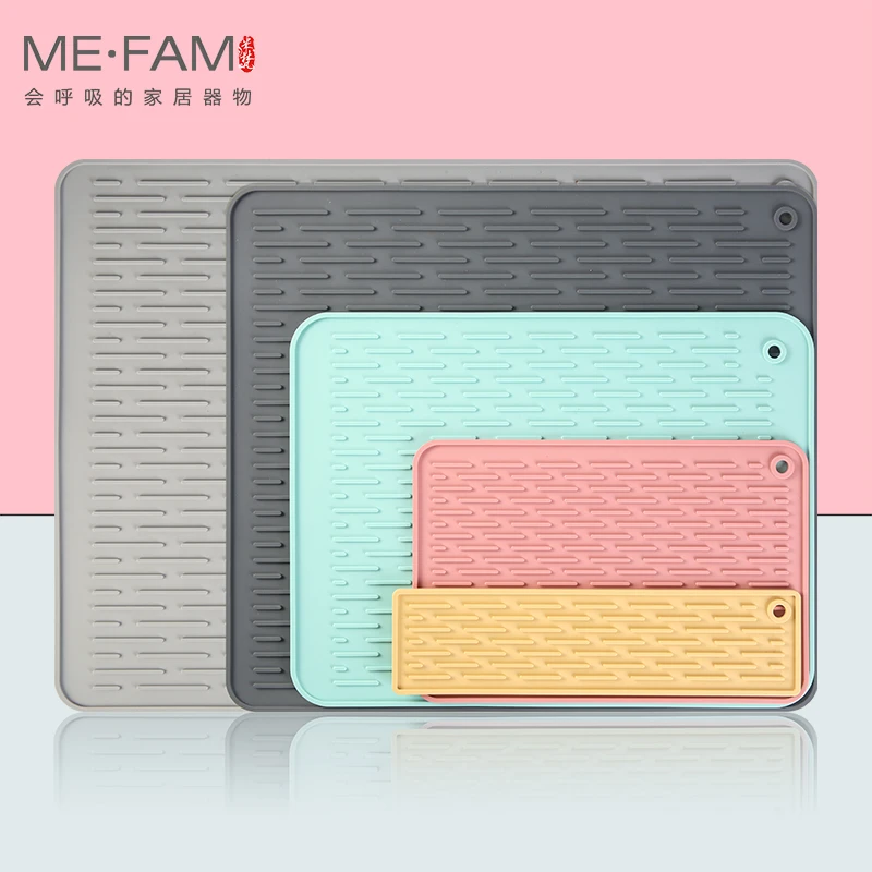 Силиконовый коврик для сушки посуды, чашки, нескользящий Противоскользящий коврик, коврик для тройника, подставка для ложки, кухонная подставка