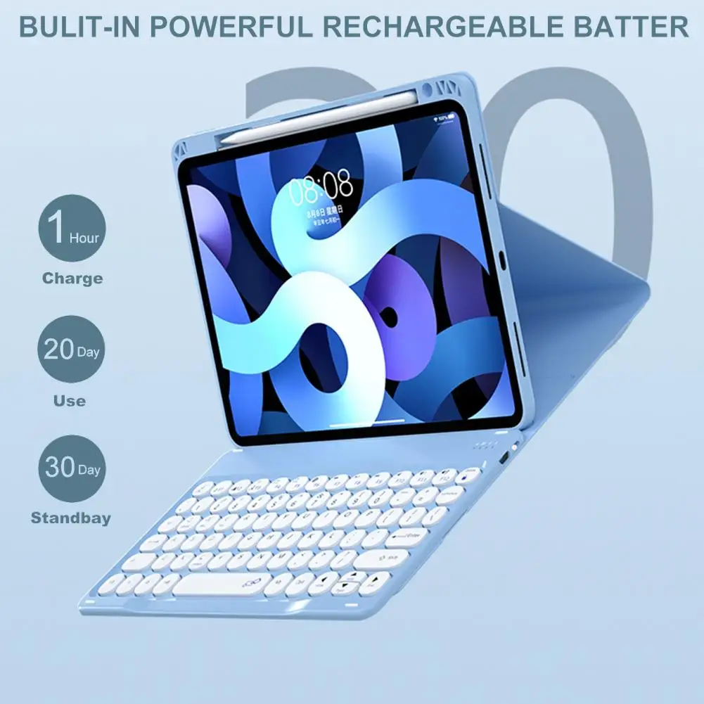 

Trackpad Keyboard Convenient Multi-function Key Three-speed Card Slot Magnetic Touchpad Keyboard Cover