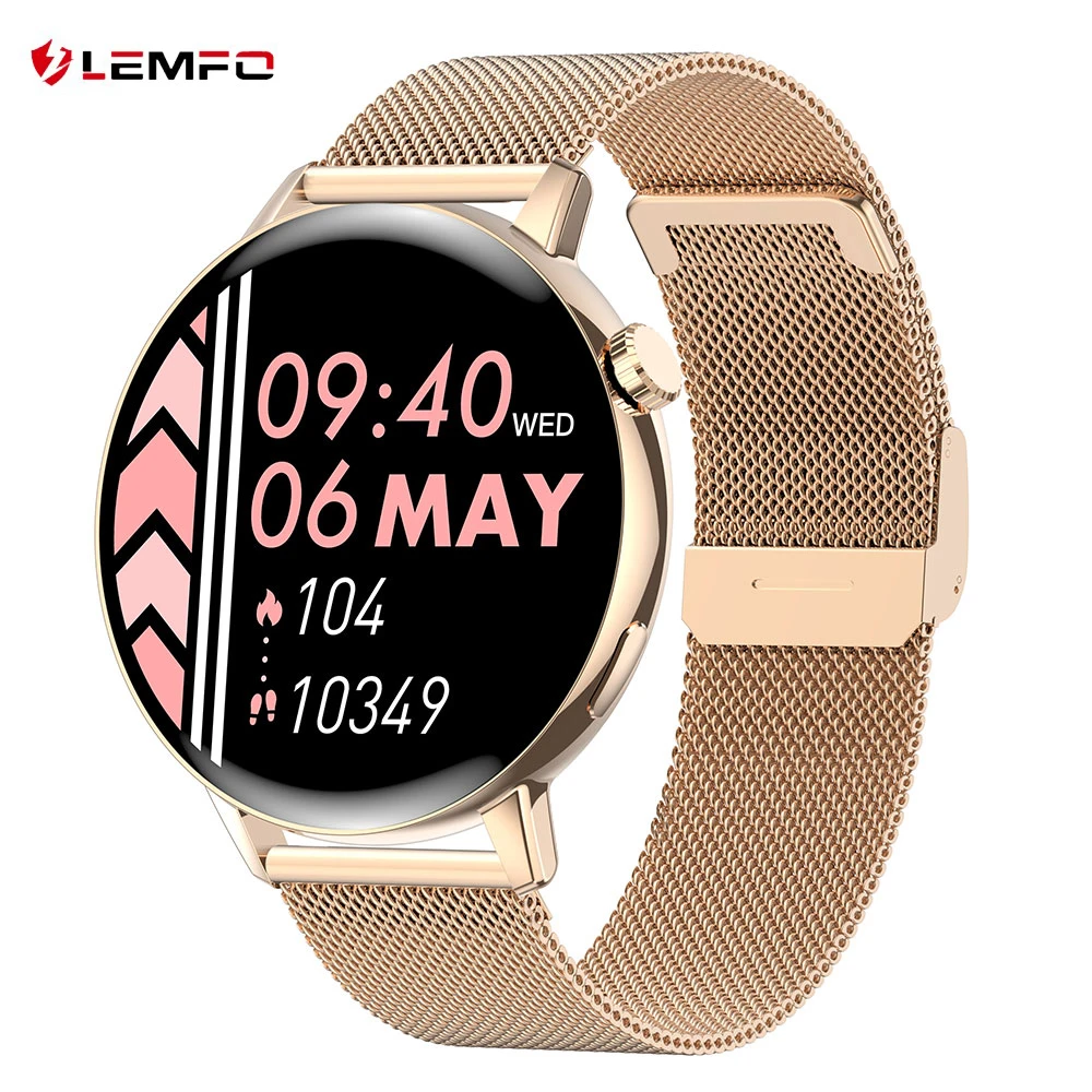 Смарт-часы LEMFO для женщин Bluetooth 1.32-дюймовый HD большой экран женский менструальный