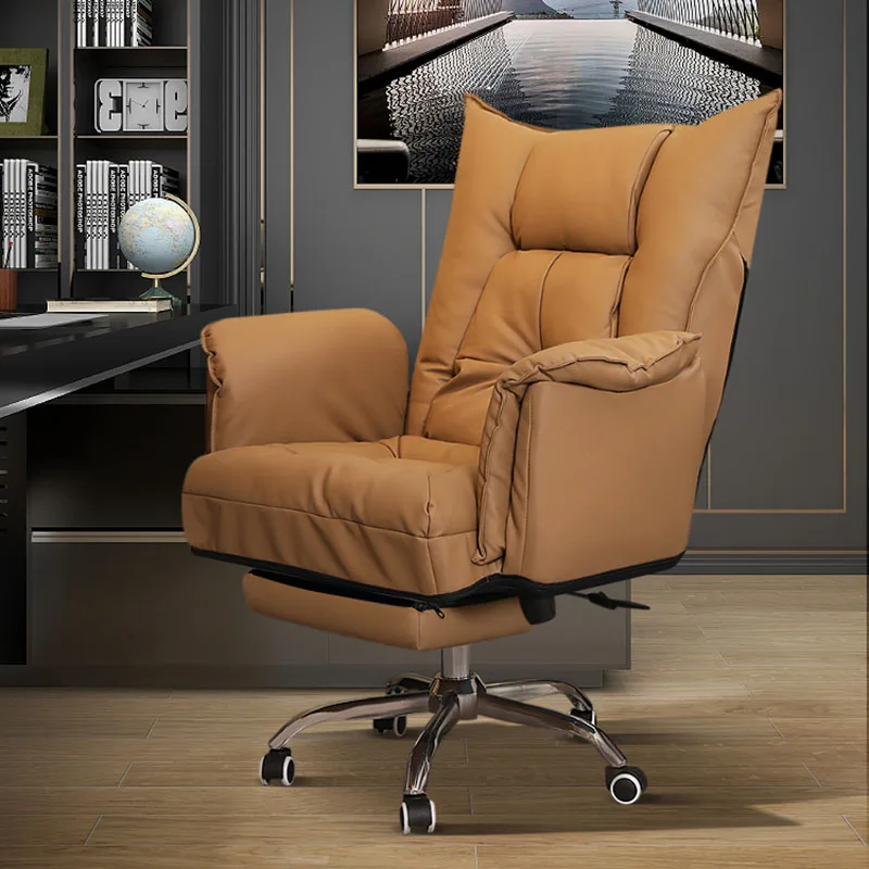 

Office Recliner Chair Nordic Mobile Luxury Leather Relax Lounge Living Room Sofas Chairs Modern Sillon Individual Furnitures