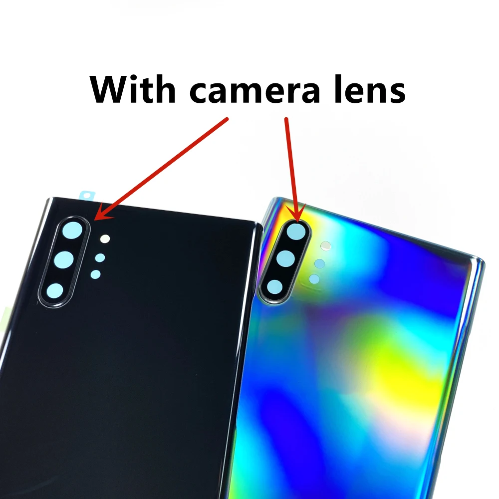 Задняя крышка батарейного отсека для SAMSUNG Galaxy Note 10 N970 N970F NOTE10 + Plus N9750 N975F - купить по