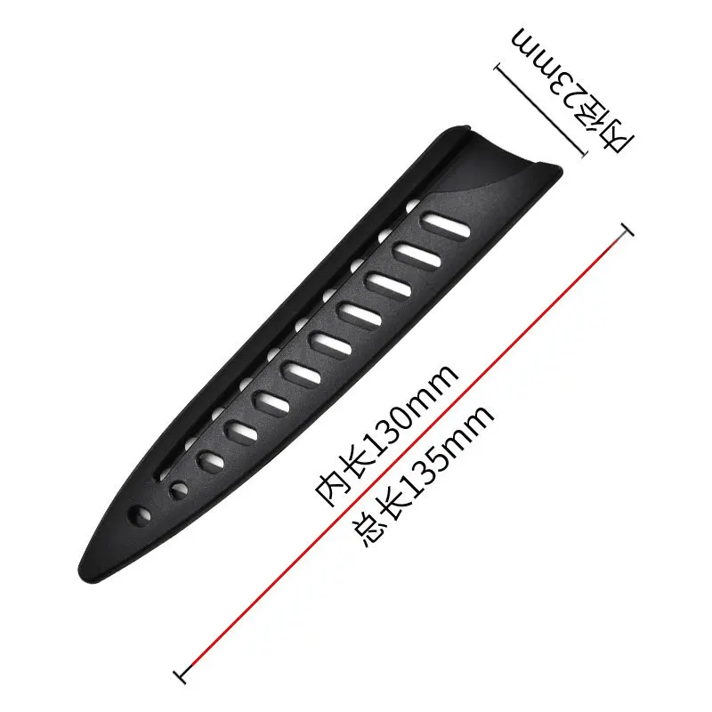 

Kitchen Knife Sheath Black Plastic Knife Covers Knife Blade Protector Cover Guards Case Kitchen Accessories кухонні аксесуари