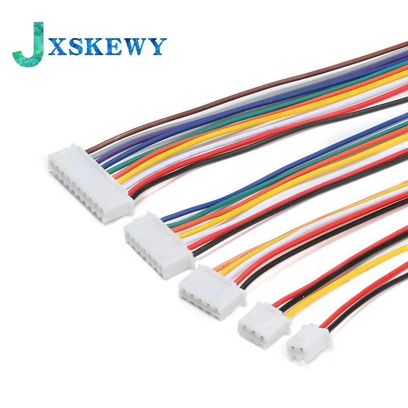 

10Sets JST XH2.54 XH 2.54mm Wire Cable Connector 2/3/4/5/6/7/8/9/10 Pin Pitch Male Female Plug Socket 200MM 26AWG