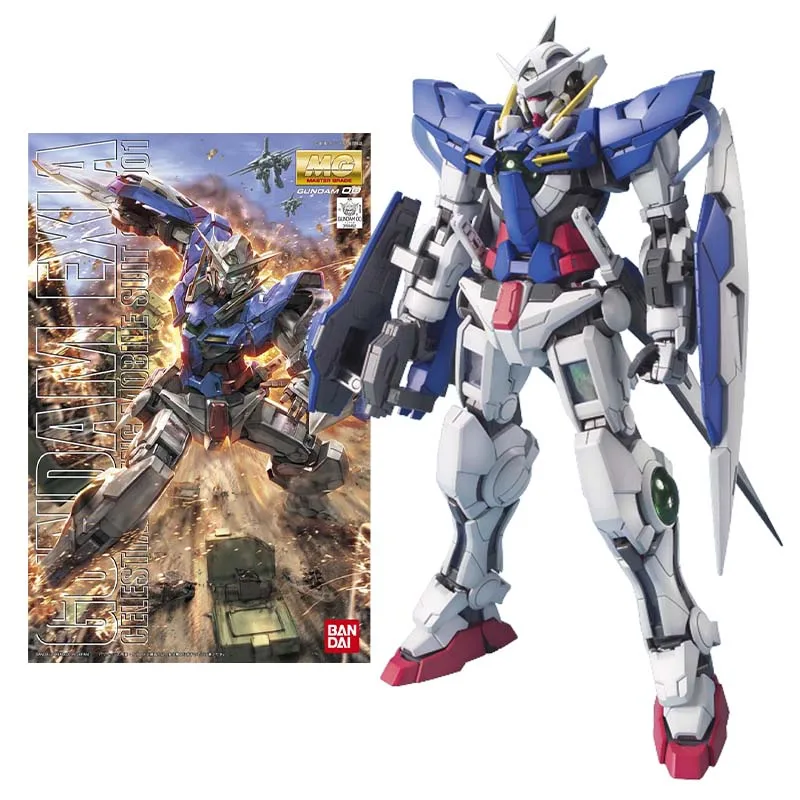 Anime Figures Mg 1/100 Exia Mobile Suit Gunpla Action Figure Toys For Boys Children's Gifts