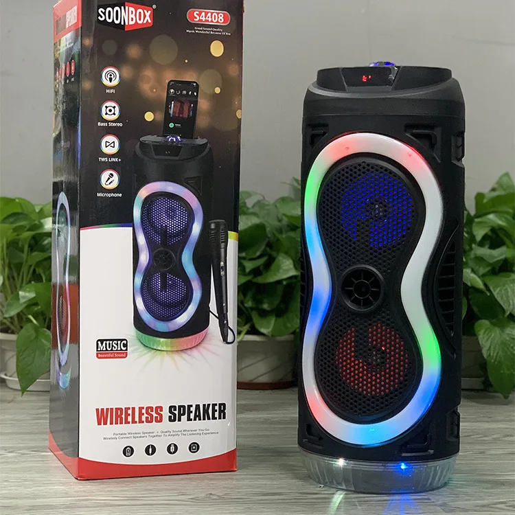 

Портативная bluetooth-колонка с микрофоном, 5 дюймов