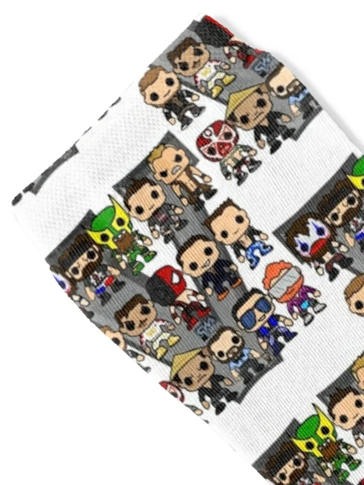 Фото QWA Year 5-винные носки Pop Vinyl, спортивные компрессионные мужские носки, роскошные женские носки №2