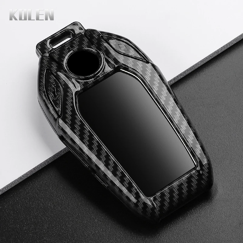 

Чехол для автомобильного светодиодного дисплея из АБС-пластика из углеродного волокна для BMW G30 G12 G11 G32 G31 5 7 серии I8 I12 I15 G01 X3 X4 G02 G05 X5 G07 X7