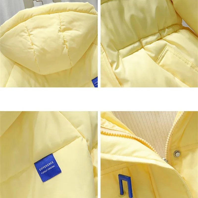 2022 New Women Winter Jacket Warm Parkas Female Thicken Warm Coat Cotton Padded Jacket Hooded Casual Loose Snow Coat Outwear