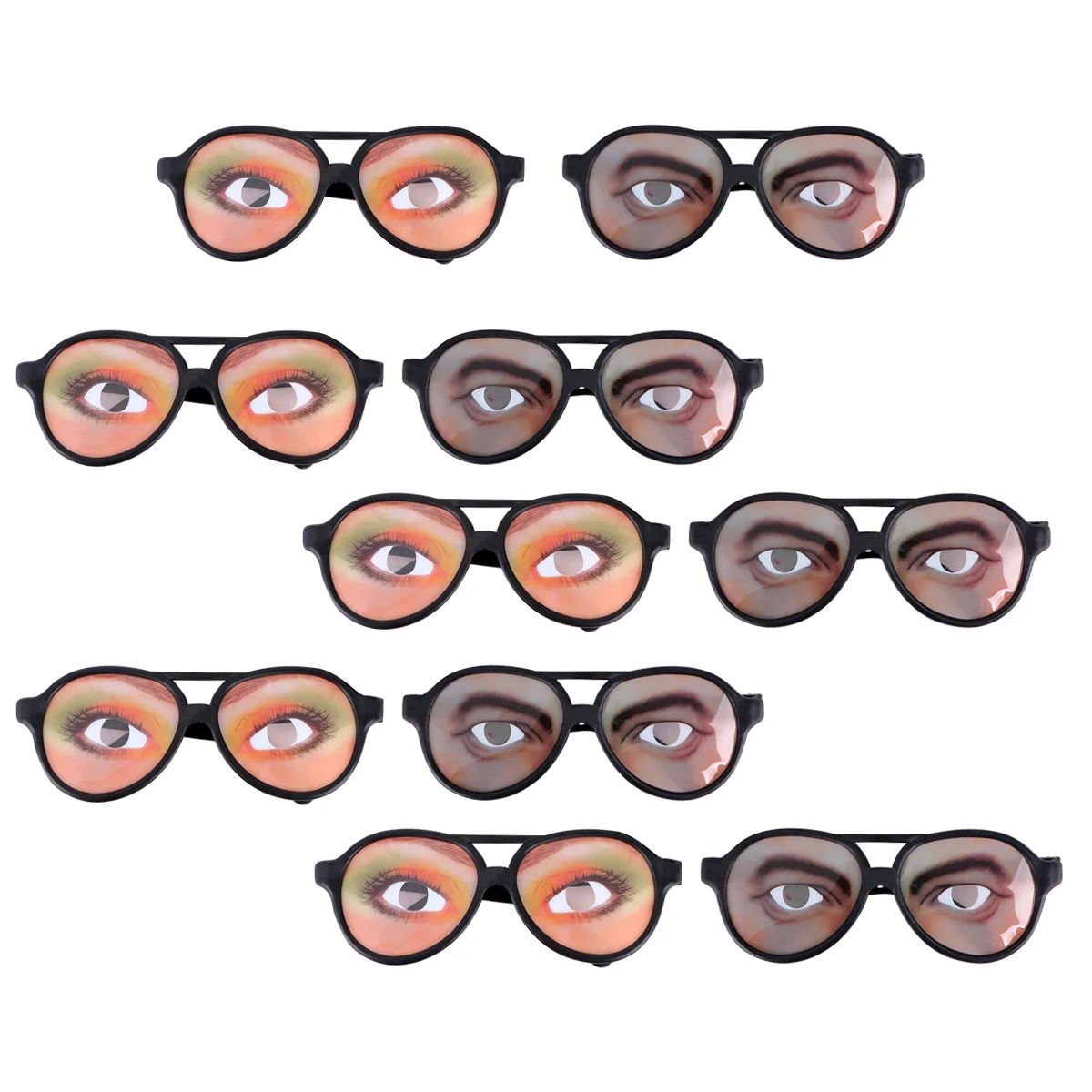 

12-piece Fashionable Cool Male Female Convenient Party Glasses for Party Adult Party Costume