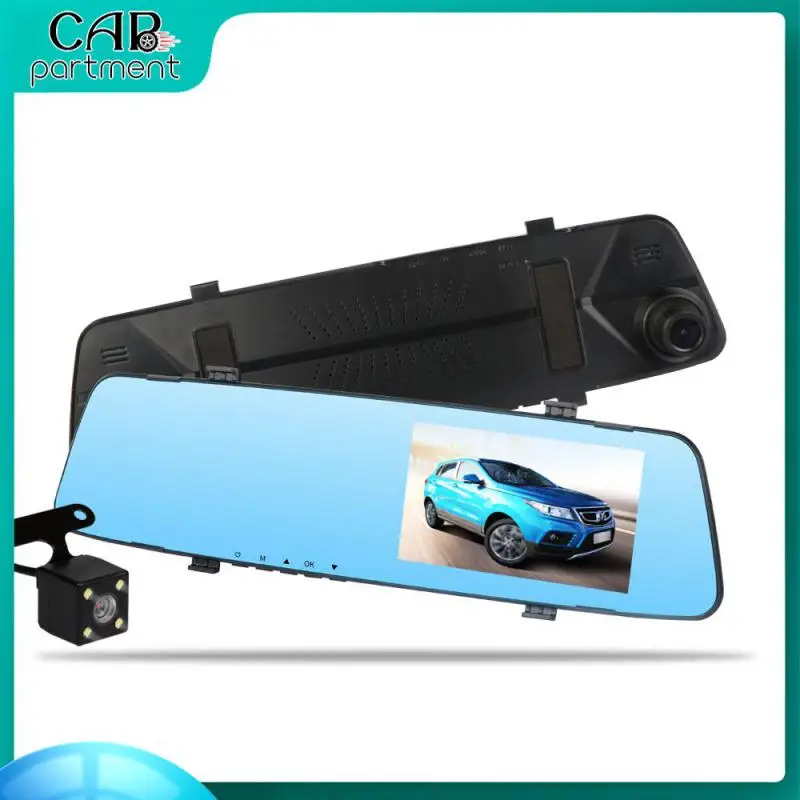 

4.5" Rearview Mirror Car Dvr Camera Hd 1080P Car Mirror Video Recorder With Rear View Camera Car Screen Mirror Dash Camera
