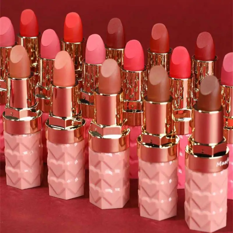 

Combination Packages Non Stick Cup Matte Lipstick Lip Makeup Lipstick Combination Solid Lip Products 4.2g Lip Liner /set 0.2g