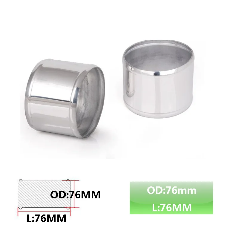 

WLR RACING - Алюминиевый адаптер для шланга из сплава, соединитель для столярной трубы, силиконовый, 63 мм, 70 мм или 76 мм, цвет серебристый