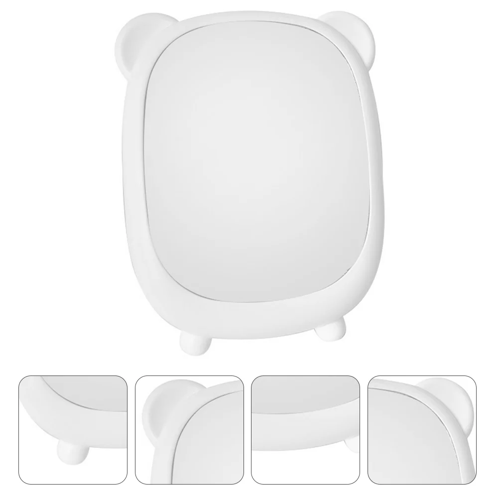 

Mirrorwall Vanity Mounted Table Makeupround Bathroom Dormflexible Compact Salon Room Living Mini Portable Cartoon Dormitory
