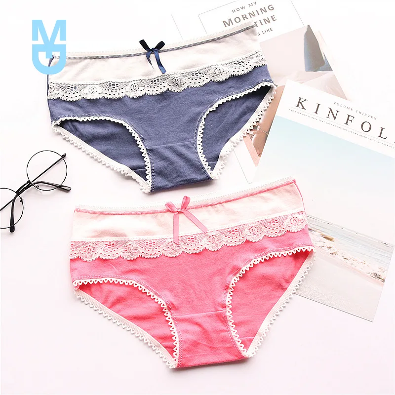 

Новинка, трусики для девочек 4 шт./лот, кружевное нижнее белье для девочек, детское хлопковое нижнее белье, трусы для подростков