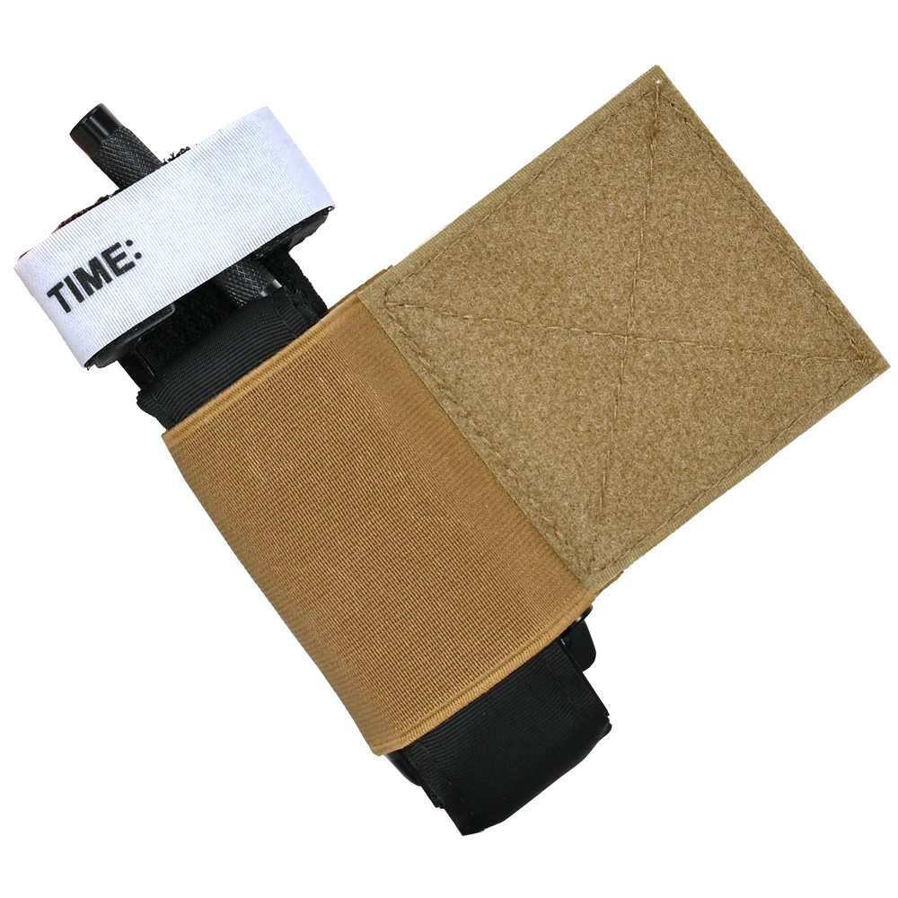 Тактическая кобура на липучке для крепления жилета груди фиксированного жгута |