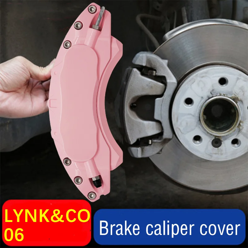 

For LYNK&CO 06 Car Brake Caliper Cover Aluminum Metal Fit PHEV 84KM Pro 2022 PHEV Plus 2020