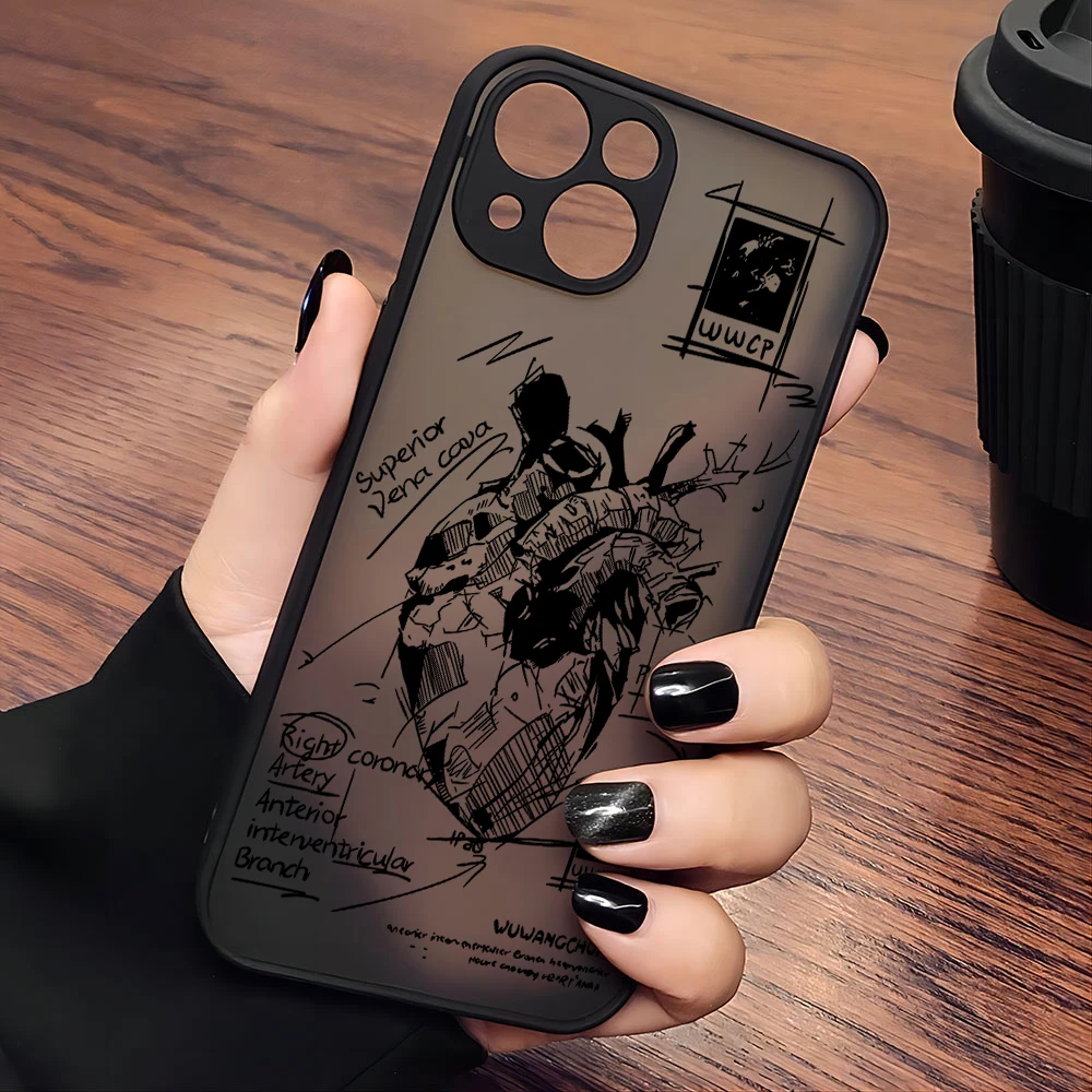 Чехол для iPhone 16 15 14 13 12 11 Mini Pro Max X XR XSMax 7 8 Plus