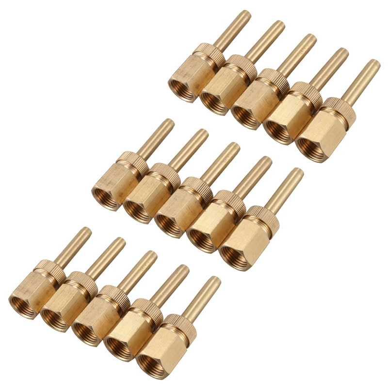 

15Pcs 1/2 Inch DN15 Brass Fountain Nozzle Adjustable Valve Control Jet Straight Fountain Nozzles Landscape Decoration