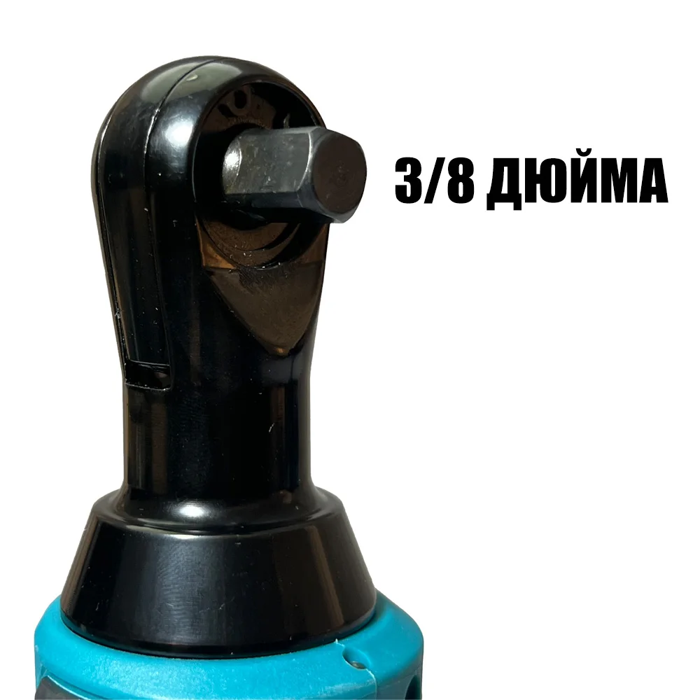 Фото Аккумуляторный электрический гайковерт JAUHI 12В, трещоточный ключ 3/8 дюйма, для снятия винтов и гаек, инструменты для ремонта автомобилей, угловой ключ, 2 аккумулятора №4