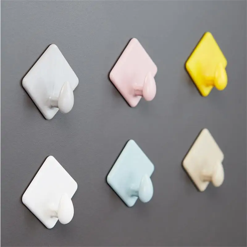 

Strong Wall Hooks Hangers Self Adhesive Door Wall Hangers Hooks Suction Heavy Load Rack for Kitchen Bathroom Accessories