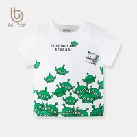 2022 kids summer clothes boys graphic tee fashion t shirt babys pure cotton top