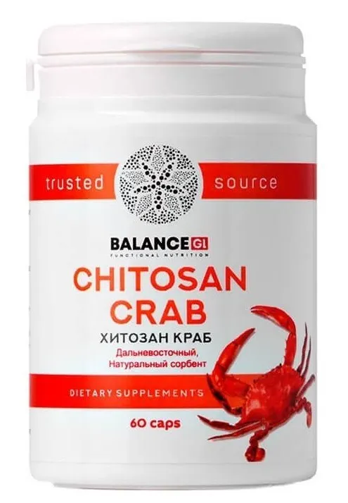 Хитозан Краб - Chitozan Crab 60 капсул | Автомобили и мотоциклы