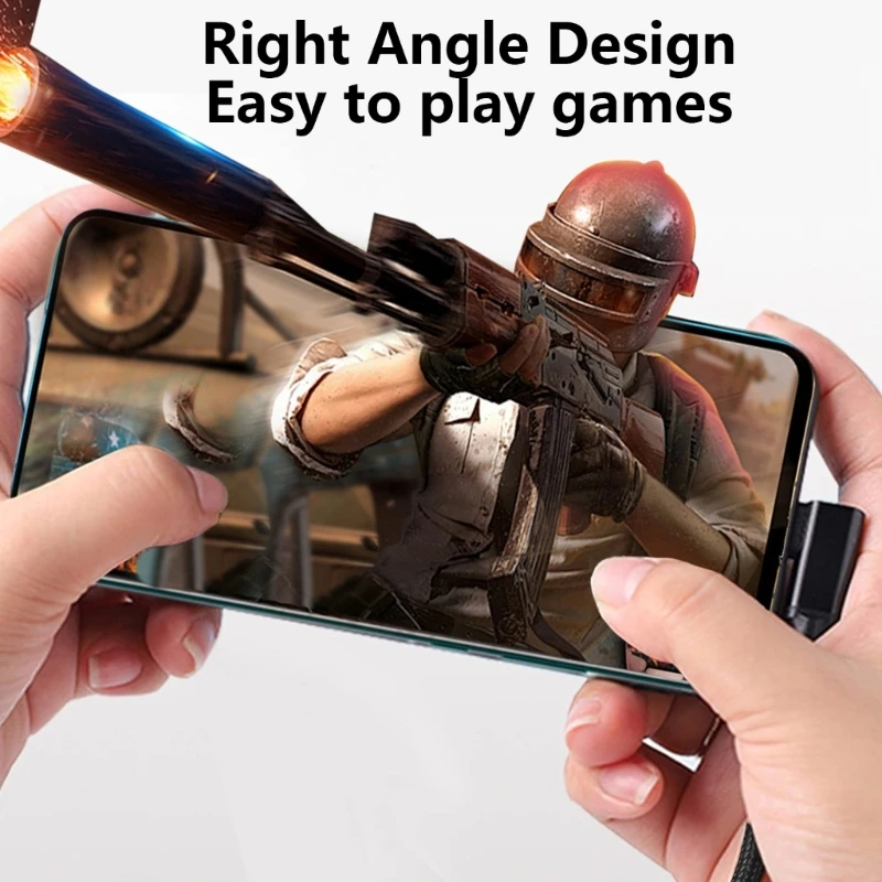 DXAB 90-градусный угловой кабель типа 40 Вт быстрая зарядка шнур папа-папа 30 см