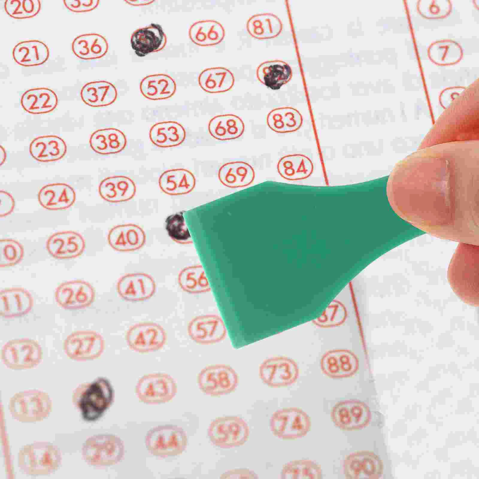 12 шт. инструмент для царапин на лотере наклейки окно билеты скребок портативный