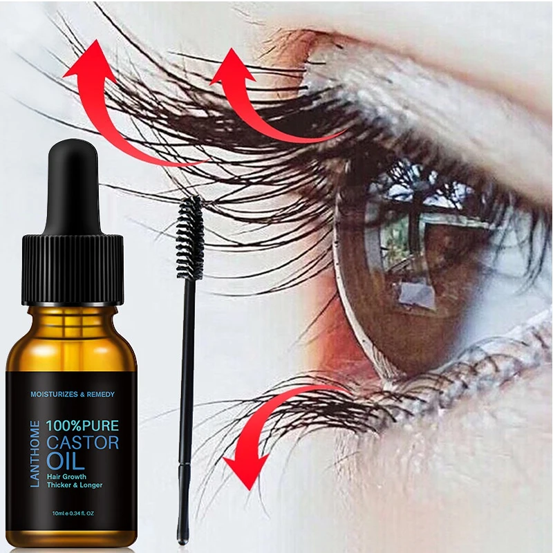 Lanthome Eyelash Growth Essence Eyelash Intensifier Longer Fuller and Thicker Eyelash and Eyebrow Enhancement Eye Care
