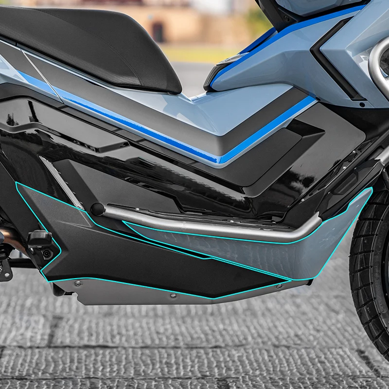 Фото Совместим с топливным баком мотоцикла ZONTES 368G. Невидимая защитная наклейка против истирания. Легко устанавливается с помощью клея. Запчасти для мотоцикла. №4