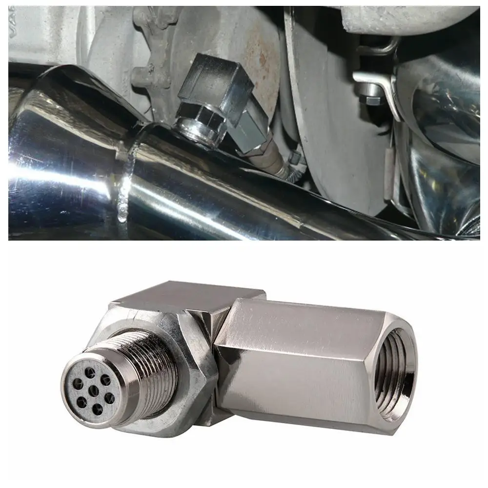 

[Clearance Sale] 90° Sensor Spacer Engine Light CEL Check Bung Mini Catalytic Converter for O3