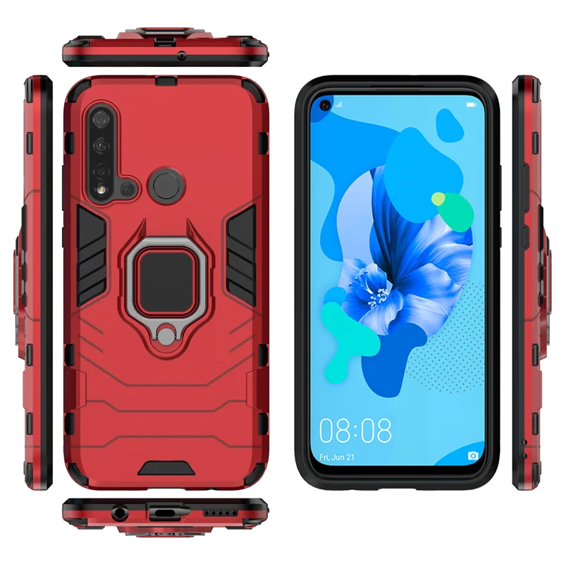 Nova 5i бронированный чехол с кольцом-подставкой для Huawei Nova5i 5 i Автомобильный