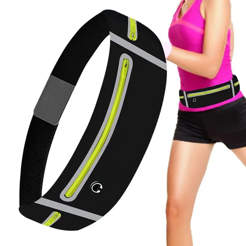 

Running Belt Waterproof Slim Running Belt Reflective Slim Waist Pack For Running Sports Walking Travel Hiking Runners Workout