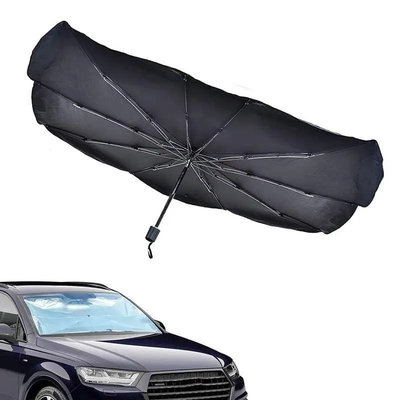 

Car Front Windshield Umbrella Sunshade Auto Front Window Sunshade Covers Foldable Sunshade Protector Block UV Rays And Heat From
