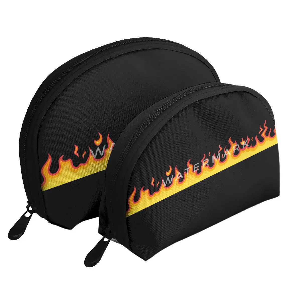 

Tattoo Flames Portable Bags Clutch Pouch With Zip Gym Personalised Pattern