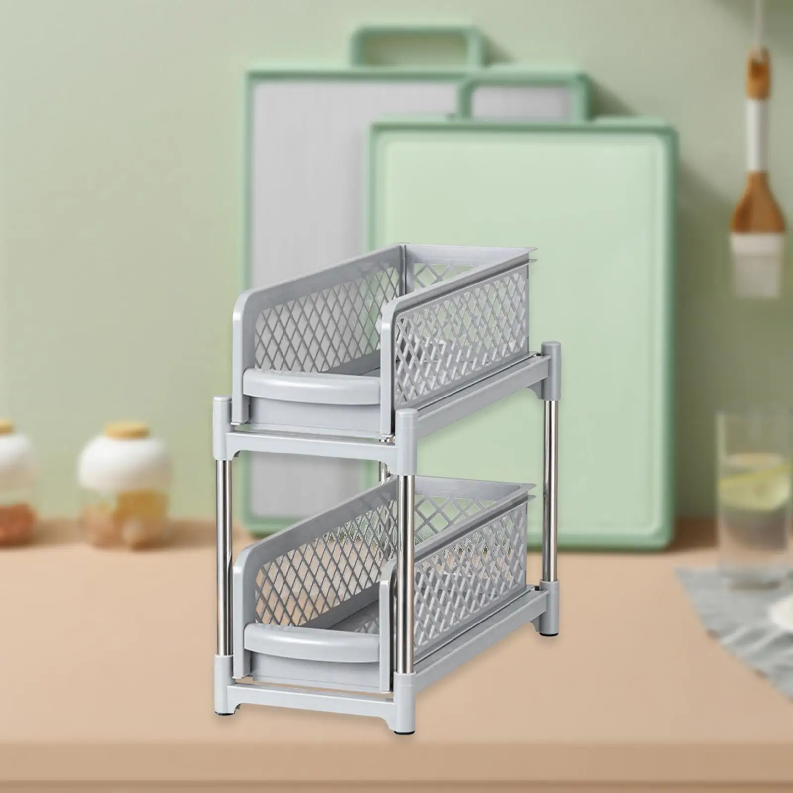 Органайзер для кухонного шкафа из нержавеющей стали