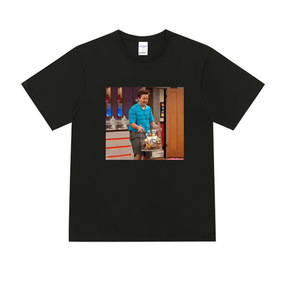 

Gibby Singing ICarly Meme Print T Shirt Homme Street Hip Hop Harajuku T-Shirt Short Sleeve for Men's Women's Daily Fashion Tops