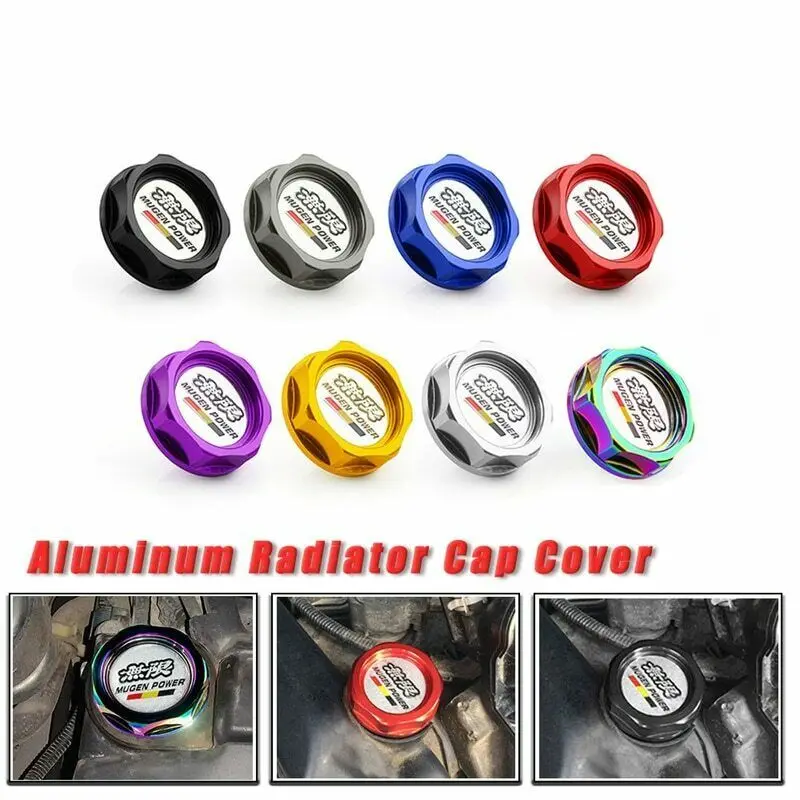 

Mugen Aluminum Radiator Cap Cover Power Performance Oil Cap Mugen Fit for Honda Accord Civic Thread specification M32X3.5