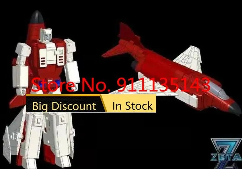 

Zeta Zc-04 Zc04 Fly Fire 3rd Party Transformation Toys Anime Action Figure Toy Deformed Model Robot In Stock Gift