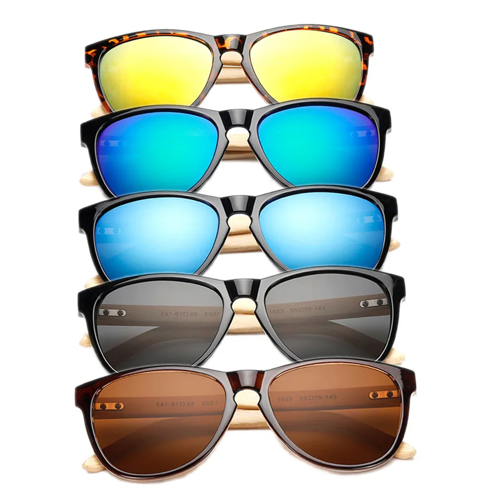 

Модные солнцезащитные очки для мужчин и женщин, овальные кошачьи глаза, ретро солнцезащитные очки, бамбуковые деревянные виски, женские очки KP1503