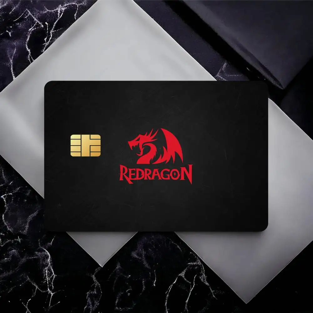 Фото Модная наклейка-пленка R-Redragon для банковских карт, проездных билетов, кредитных и дебетовых карт, водонепроницаемая. №2