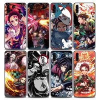 anime demon slayer kamado tanjirou nezuko case for samsung galaxy a50 a50s a70 a30s a10 a40 a80 a7 a9 2018 soft phone cover case