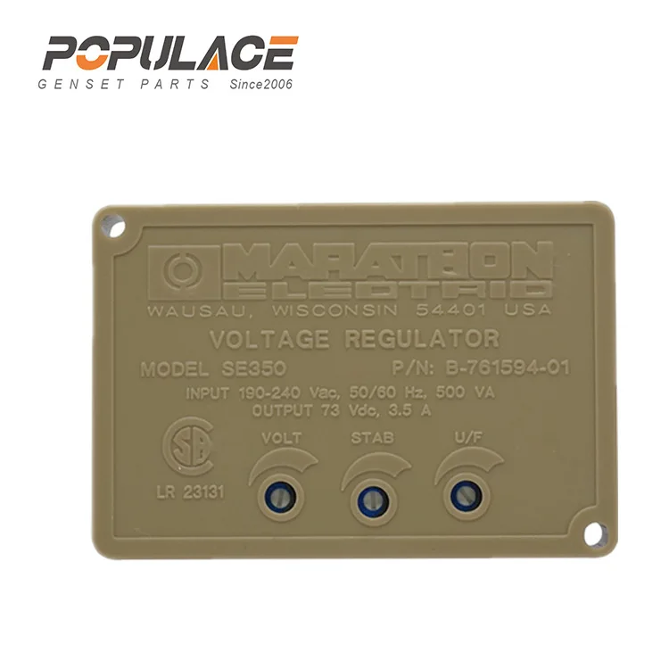 Оригинальные аксессуары для генератора SE350 Marathon регулятор напряжения PM300E AVR BE350