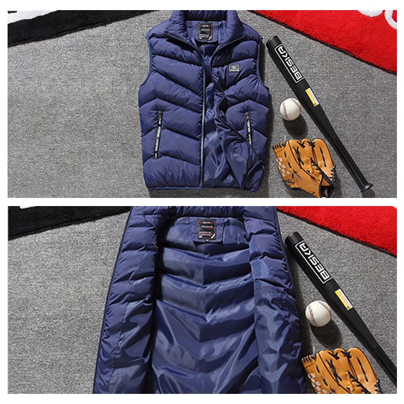 Men's Hiking Vest Quilted Puffer Thermal Warm Packable Breathable Lightweight Jacket Trench Coat Top Skiing Hunting Fishing