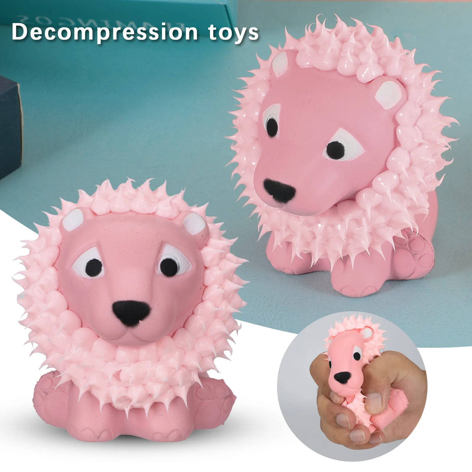 

Toy- Children Wire And Drawing Decompression Rot 6 Cm Push Bubble Simple Dimple Set Gobbles Sticky Balls Fidgets Games Sausage