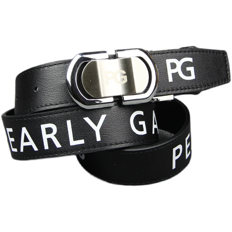 

PEARLY GATES Men Golf Sports Belt Texture Alloy Buckle Sports Leisure Couples Golf Belt