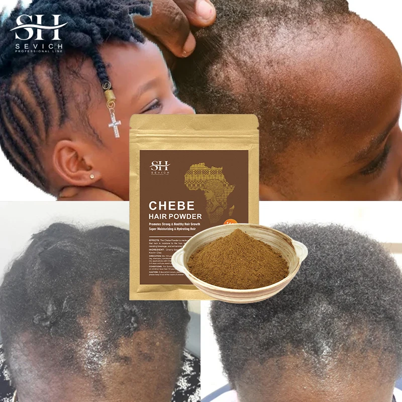 Africa Chad Chebe Powder 100% Natural Super Fast  Hair Regrowth Anti Hair Break Local Ingredients with Modern Craftsmanship 100g